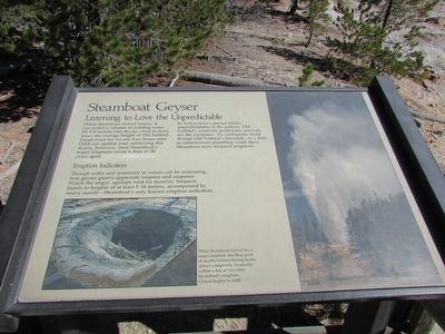Steamboat Geyser Marker image. Click for full size.