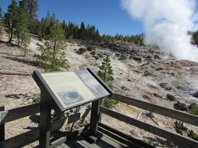 Steamboat Geyser Marker image. Click for full size.