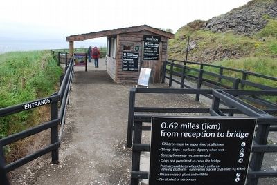 Carrick-a-Rede Entrance Gate image. Click for full size.