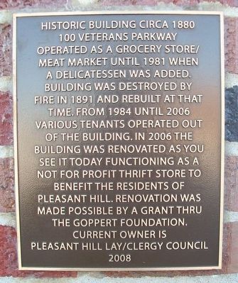 100 Veterans Parkway Marker image. Click for full size.