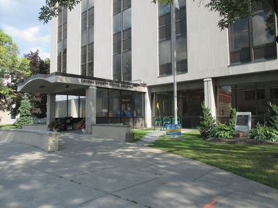 Memorial at County Office Building image. Click for full size.