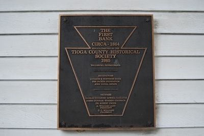 The First Bank Marker. Click for full size. The First Bank Marker image. Click for full size.