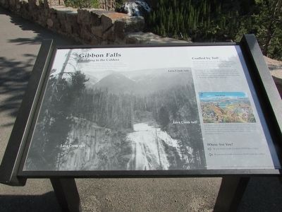 Gibbon Falls Marker image. Click for full size.