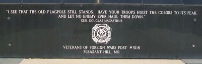 Defenders of Freedom Veterans Memorial Marker. Click for full size. Defenders of Freedom Veterans Memorial Marker image. Click for full size.