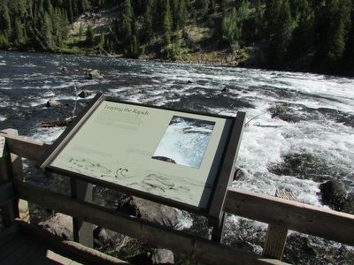 Leaping the Rapids Marker. Click for full size. Leaping the Rapids Marker image. Click for full size.
