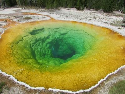 Morning Glory Pool. Click for full size. Morning Glory Pool image. Click for full size.