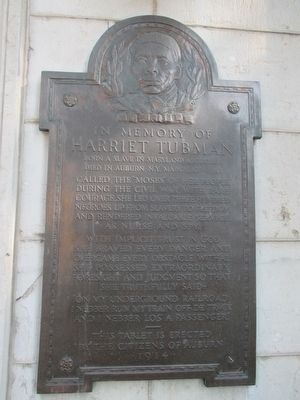 In Memory of Harriet Tubman Marker image. Click for full size.