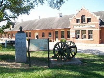 The Civil War in Pleasant Hill Marker image. Click for full size.