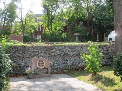 Memorial & Parking Lot Embankment image. Click for full size.