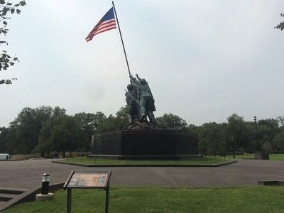History Of The U. S. Marine Corps Marker. Click for full size. History Of The U. S. Marine Corps Marker image. Click for full size.
