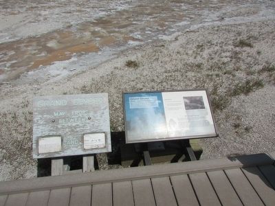 Grand Geyser Marker. Click for full size. Grand Geyser Marker image. Click for full size.