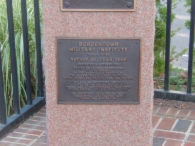 Bordentown Military Institute Marker image. Click for full size.