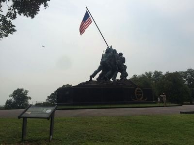 The Battle For Iwo Jima Marker. Click for full size. The Battle For Iwo Jima Marker image. Click for full size.
