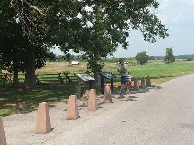 The Battle Opens Marker. Click for full size. The Battle Opens Marker image. Click for full size.