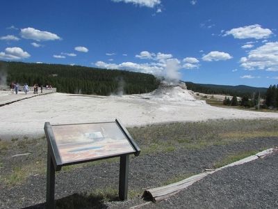 Castle Geyser Marker image. Click for full size.