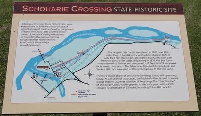 Schoharie Crossing Marker. Click for full size. Schoharie Crossing Marker image. Click for full size.