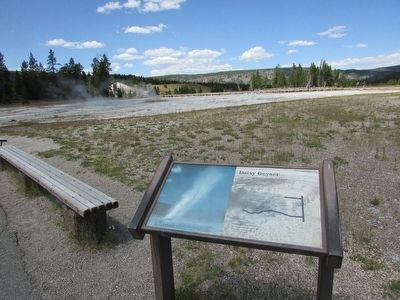 Daisy Geyser Marker. Click for full size. Daisy Geyser Marker image. Click for full size.