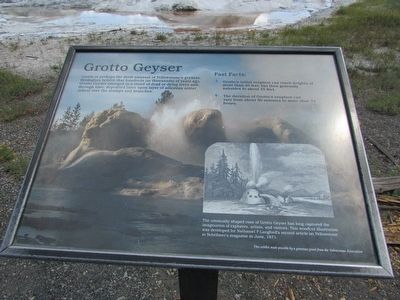 Grotto Geyser Marker image. Click for full size.