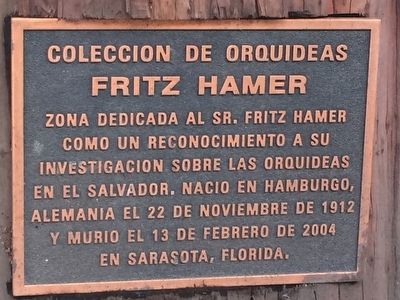 Fritz Hamer Marker. Click for full size. Fritz Hamer Marker image. Click for full size.