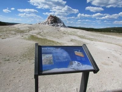 White Dome Geyser Marker image. Click for full size.
