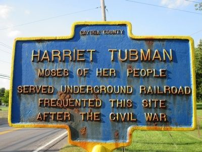 Harriet Tubman Marker. Click for full size. Harriet Tubman Marker image. Click for full size.
