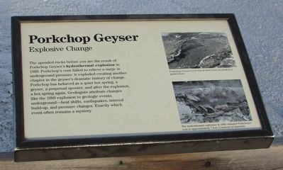 Porkchop Geyser Marker image. Click for full size.