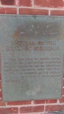 Gateway to the Historic Corridor Marker image. Click for full size.