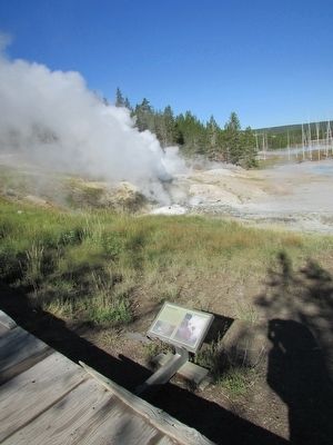 Fumaroles Marker. Click for full size. Fumaroles Marker image. Click for full size.