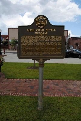 Blind Willie McTell Marker image. Click for full size.