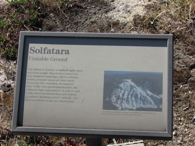 Solfatara Marker. Click for full size. Solfatara Marker image. Click for full size.