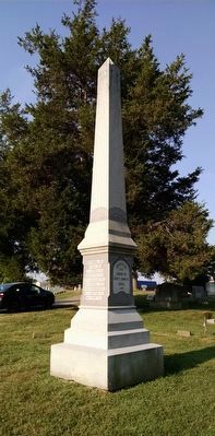 North and East Faces of Georgetown Cemetery Confederate Monument. Click for full size. North and East Faces of Georgetown Cemetery Confederate Monument image. Click for full size.
