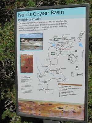 Norris Geyser Basin Marker image. Click for full size.