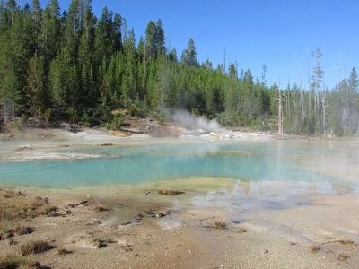 Hot Spring at Norris Geyser Basin image. Click for full size.