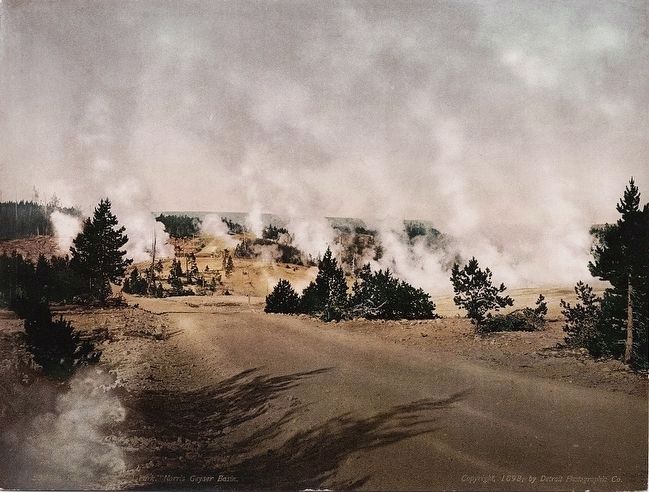 <i>Yellowstone National Park, Norris Geyser Basin</i> image. Click for full size.