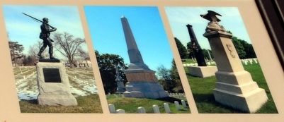 National Cemetery Monuments. Click for full size. National Cemetery Monuments image. Click for full size.