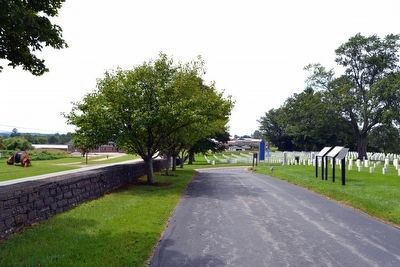 View to West from Cemetery Driveway image. Click for full size.