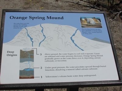 Orange Spring Mound Marker image. Click for full size.