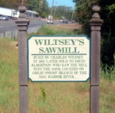 Wiltsey's Sawmill Marker image. Click for full size.