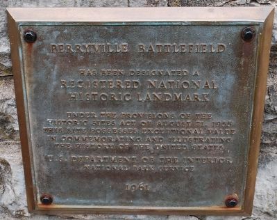 Perryville Battlefield Marker image. Click for full size.