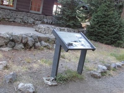 Marker in Yellowstone National Park image. Click for full size.