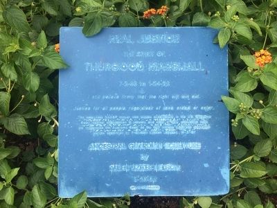 Thurgood Marshall Marker. Click for full size. Thurgood Marshall Marker image. Click for full size.