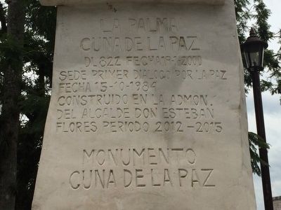 La Palma - Birthplace of Salvadoran Peace Marker image. Click for full size.