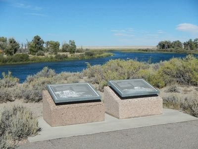 Overland to Zion Marker. Click for full size. Overland to Zion Marker image. Click for full size.