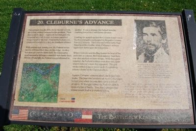 Cleburne's Advance Marker image. Click for full size.