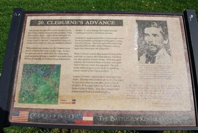 Cleburne's Advance Marker. Click for full size. Cleburne's Advance Marker image. Click for full size.