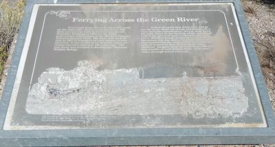 Ferrying Across the Green River Marker. Click for full size. Ferrying Across the Green River Marker image. Click for full size.