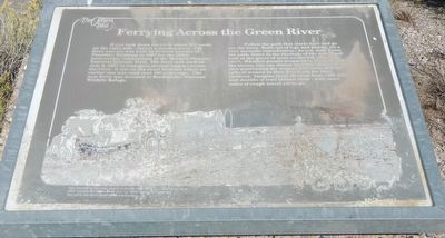 Ferrying Across the Green River Marker image. Click for full size.