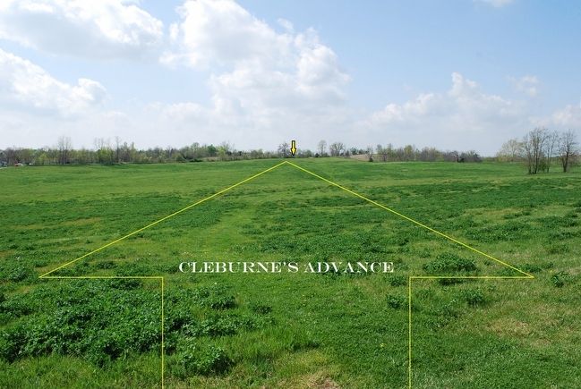 Cleburne's Advance. Click for full size. Cleburne's Advance image. Click for full size.