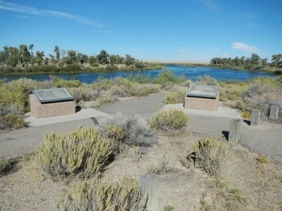 Ferrying Across the Green River Marker. Click for full size. Ferrying Across the Green River Marker image. Click for full size.