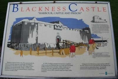 Blackness Castle Marker. Click for full size. Blackness Castle Marker image. Click for full size.